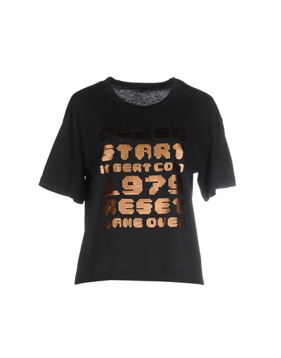 Shop American Retro T-shirt In Black