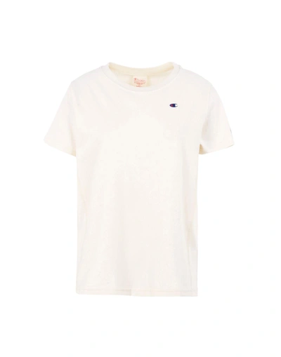 Shop Champion T-shirts In Ivory
