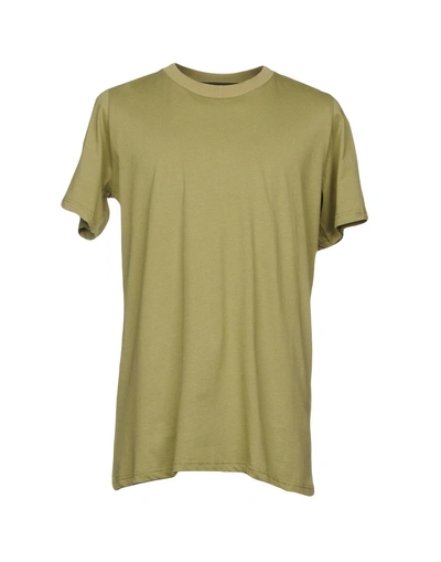 Shop Numero 00 Man T-shirt Military Green Size S Cotton