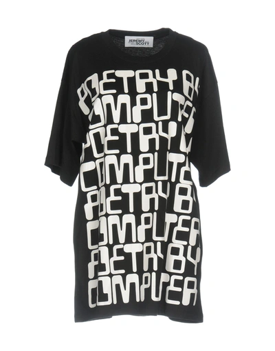 Shop Jeremy Scott T-shirt In Black