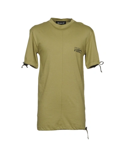 Shop Numero 00 T-shirts In Military Green