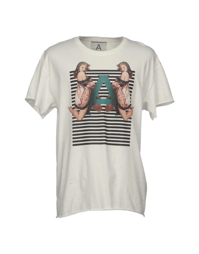 Shop Andrea Pompilio T-shirt In Ivory