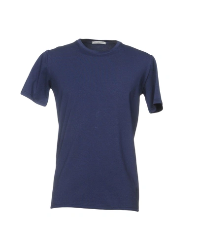 Shop Grey Daniele Alessandrini T-shirt In Dark Blue