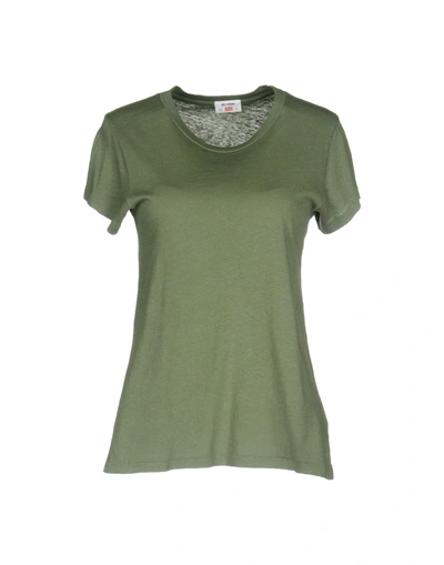 Shop Re/done T-shirt In Military Green