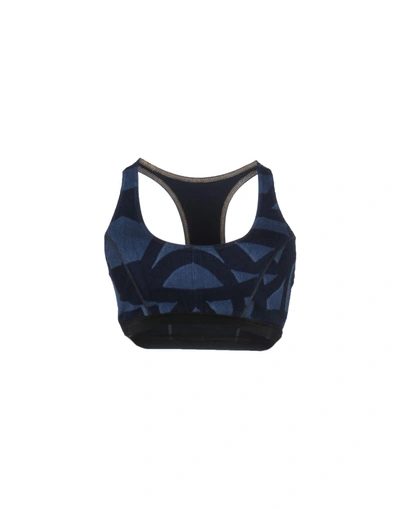 Shop Made Gold Cropped Tops In Dark Blue