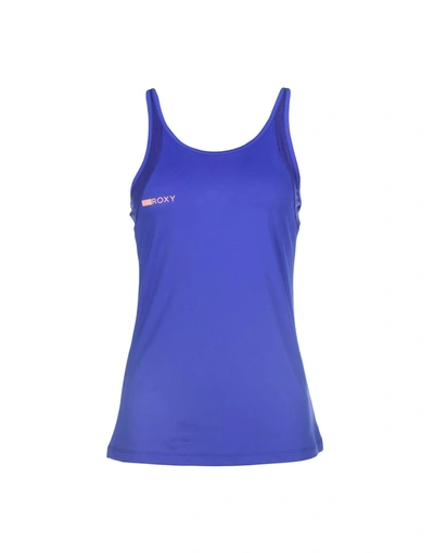 Shop Roxy Sports Bras And Performance Tops In Blue
