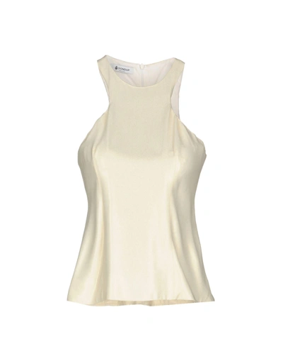 Shop Dondup Top In Ivory