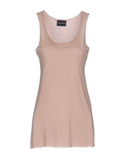 Shop Atos Lombardini Basic Top In Pale Pink