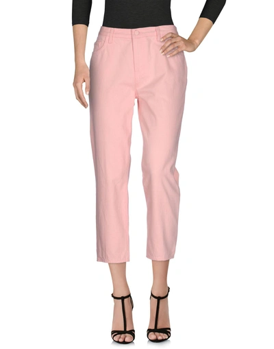 Shop J Brand Denim Pants In Pink