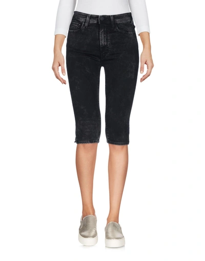 Shop Cycle Woman Denim Shorts Black Size 27 Cotton, Polyester, Viscose, Elastane