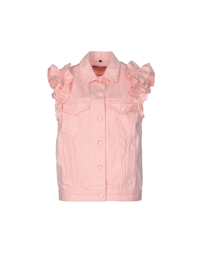 Shop J Brand Denim Jacket In Pink