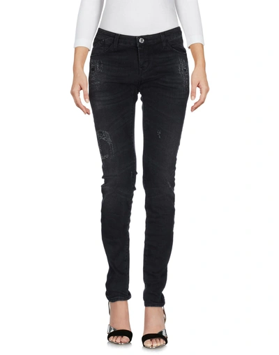 Shop Armani Jeans Denim Pants In Black