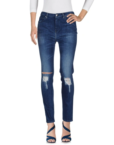 Shop Iro.jeans Iro. Jeans Woman Jeans Blue Size 24 Cotton, Elastomultiester, Elastane