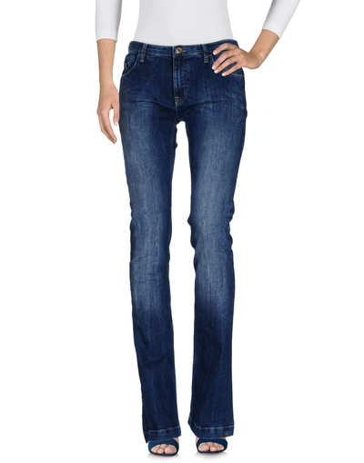 Shop Armani Jeans Denim Pants In Blue