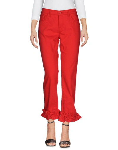 Shop J Brand Denim Pants In Red