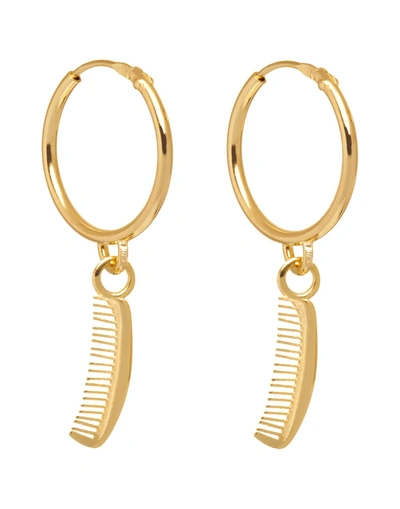 Shop Maria Francesca Pepe Earrings In Gold