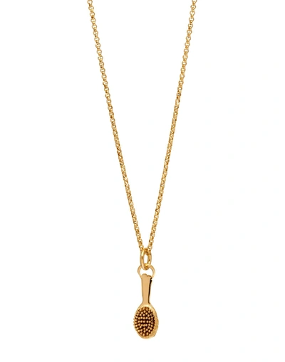 Shop Maria Francesca Pepe Necklaces In Gold