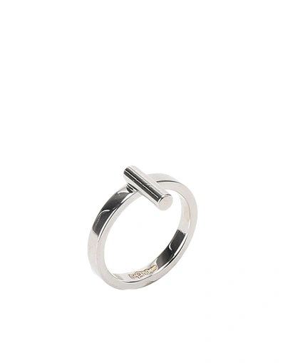 Shop Maria Francesca Pepe Ring In Silver