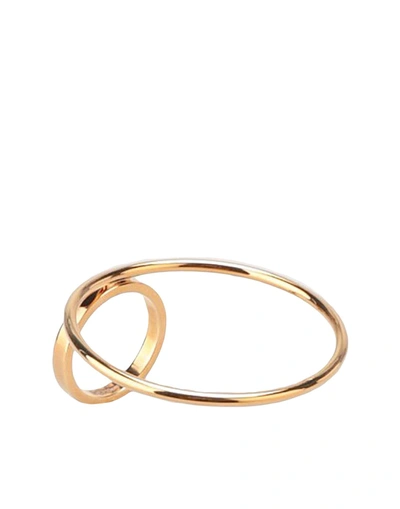 Shop Maria Francesca Pepe Ring In Gold