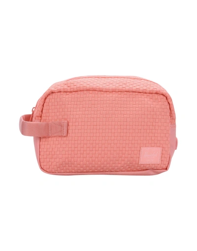 Shop Herschel Supply Co Beauty Cases In Salmon Pink