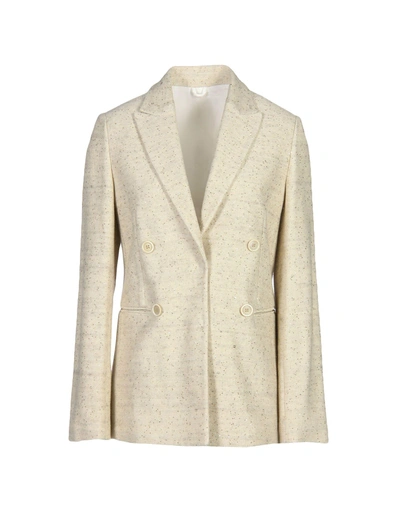 Shop Brunello Cucinelli Suit Jackets In Beige