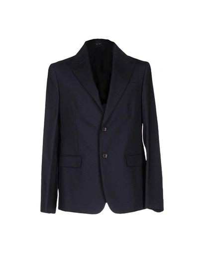 Shop Andrea Incontri Blazer In Dark Blue