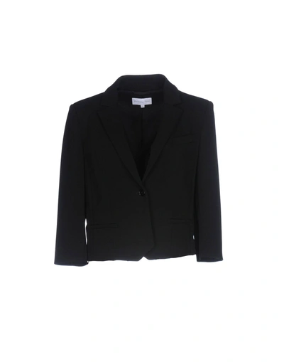 Shop Patrizia Pepe Woman Suit Jacket Black Size 10 Viscose, Elastane