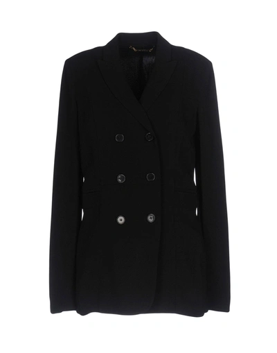 Shop Atos Lombardini Blazer In Black