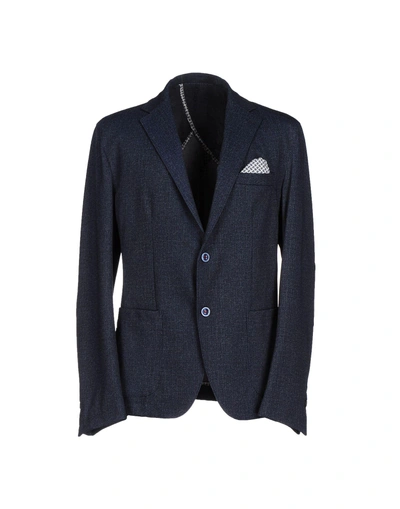 Shop Dama Blazer In Dark Blue