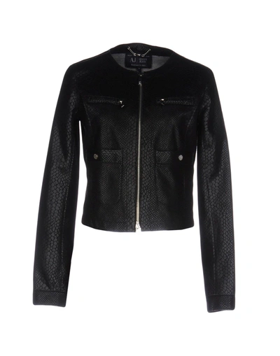 Shop Armani Jeans Sartorial Jacket In Black