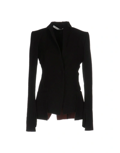 Shop Alessandra Marchi Sartorial Jacket In Black