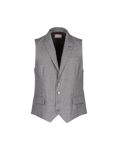 Shop Brunello Cucinelli Vests In Grey