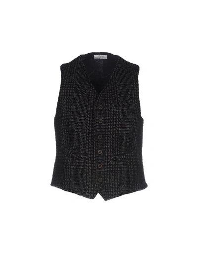 Shop Original Vintage Style Suit Vest In Black