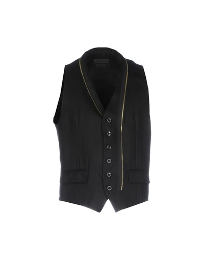 Shop Alexander Mcqueen Suit Vest In Black