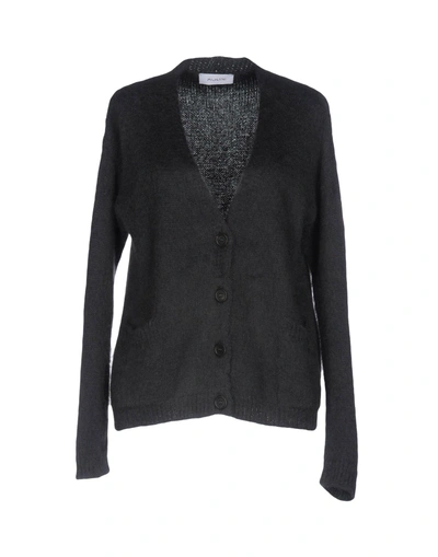 Shop Aglini Cardigan In Lead