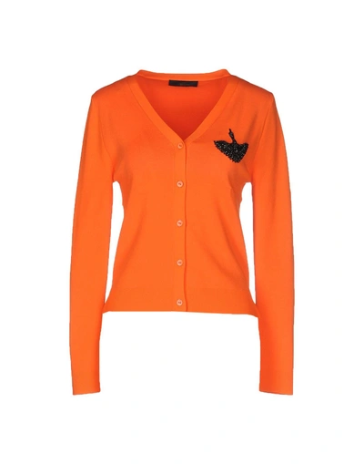 Shop L'edition Cardigan In Orange