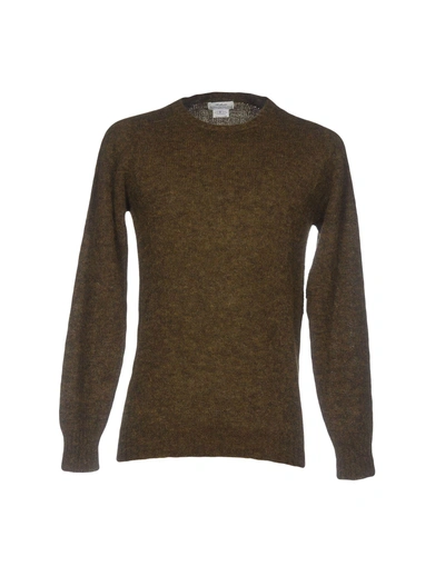 Shop Authentic Original Vintage Style Sweaters In Military Green