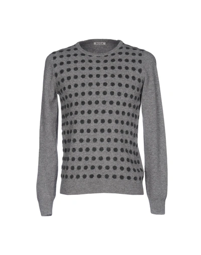 Shop Roda Man Sweater Grey Size Xl Virgin Wool, Polyamide