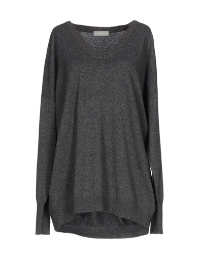 Shop Le Tricot Perugia Sweater In Grey