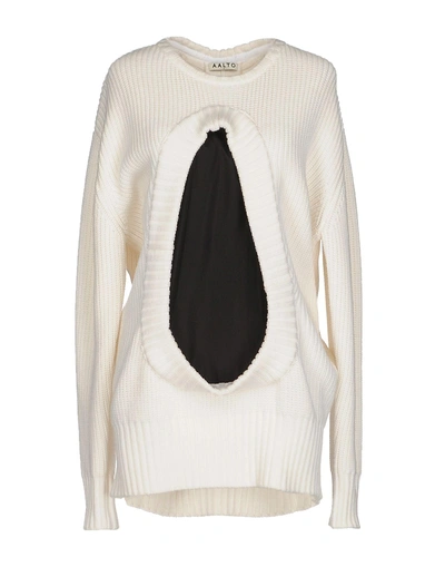 Shop Aalto Sweaters In White
