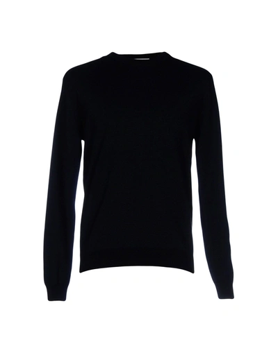 Shop Grey Daniele Alessandrini Man Sweater Midnight Blue Size 38 Viscose, Cotton, Polyester In Dark Blue