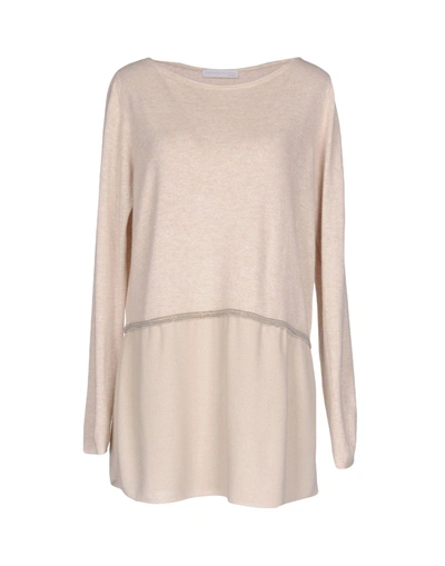 Fabiana Filippi Sweaters In Beige