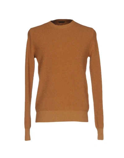 Shop Patrizia Pepe Sweaters In Camel