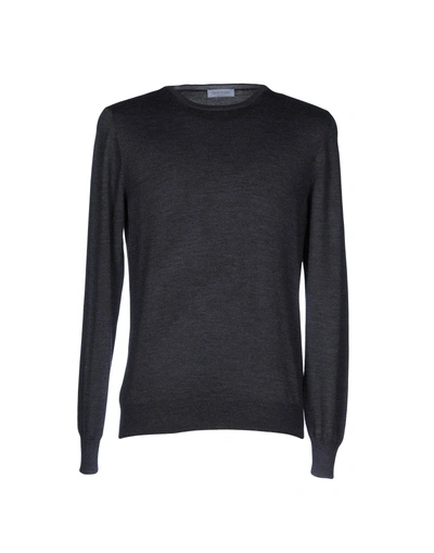 Shop Gran Sasso Man Sweater Grey Size 36 Virgin Wool