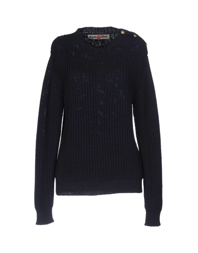 Shop Cycle Sweater In Dark Blue