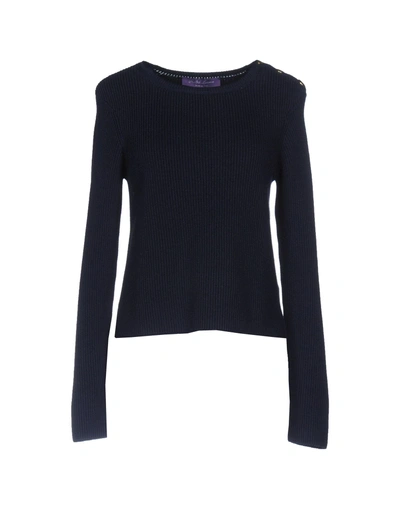 Shop Ralph Lauren Sweaters In Dark Blue