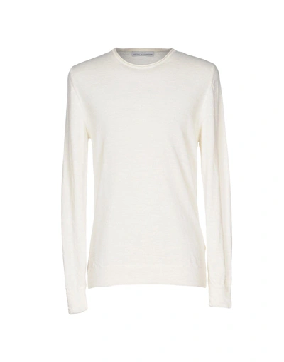 Shop Grey Daniele Alessandrini Man Sweater Ivory Size 40 Wool, Nylon, Alpaca Wool In White