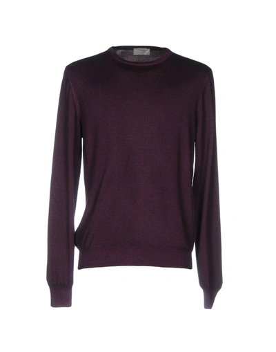 Shop Gran Sasso Sweaters In Deep Purple
