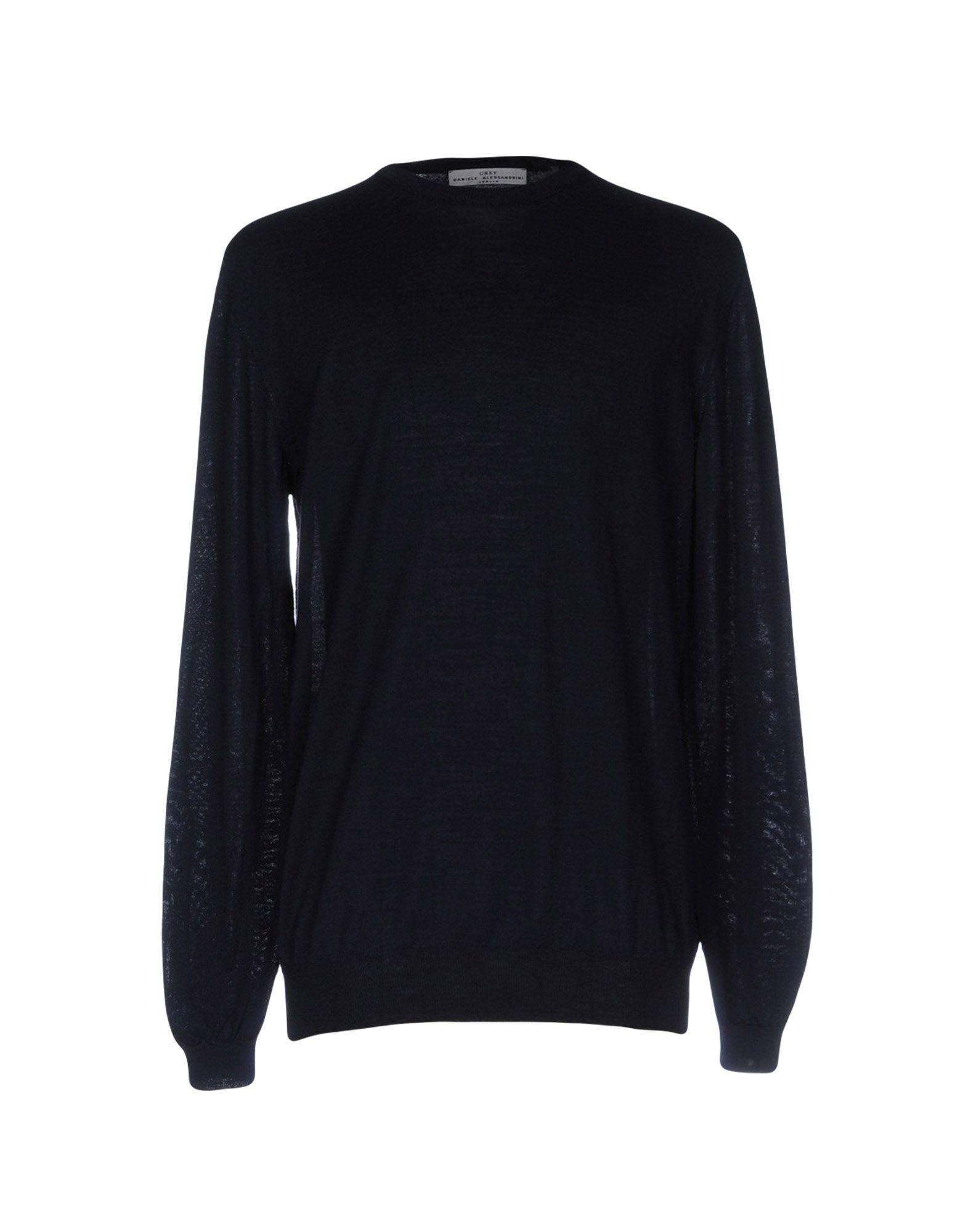 Grey Daniele Alessandrini Sweaters In Dark Blue | ModeSens