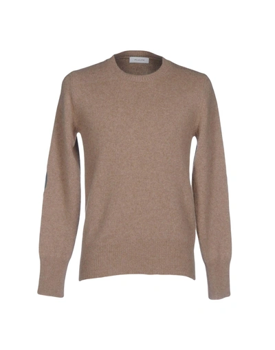 Shop Aglini Sweaters In Khaki